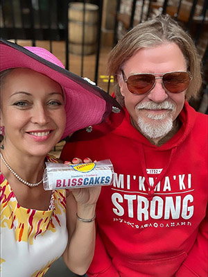 Genuine Oatcake People at the Brewery Farmers Market